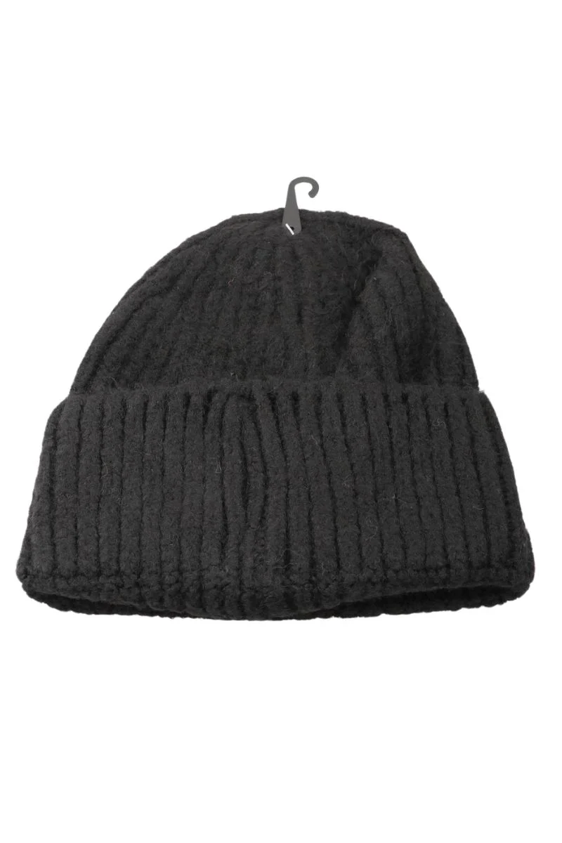 Simpel Plain Beanie | Sort