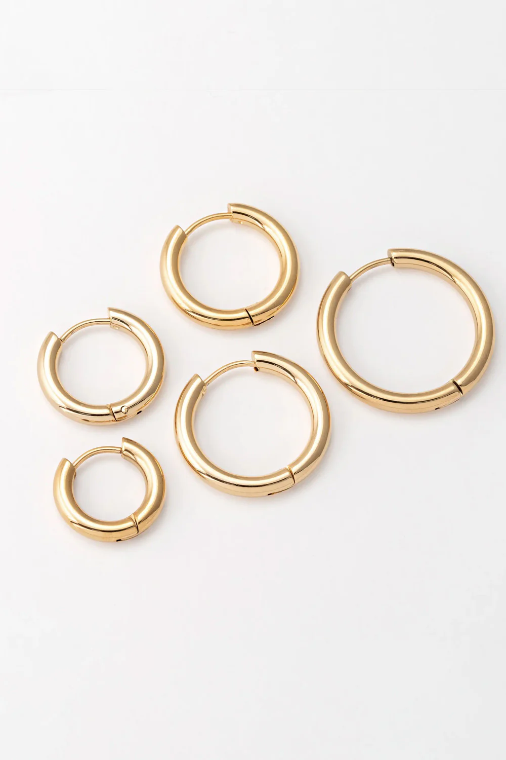 Simply Hoops X-Large | Forgyldt | Øreringe fra Birdsong - Image 2