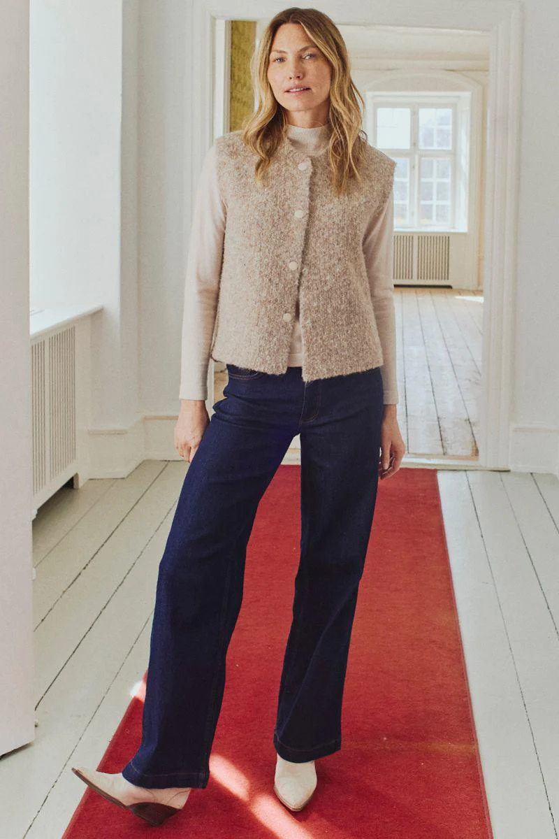 Sindy Jeans 206947 | Dark Blue Denim | Jeans fra Freequent - Image 11
