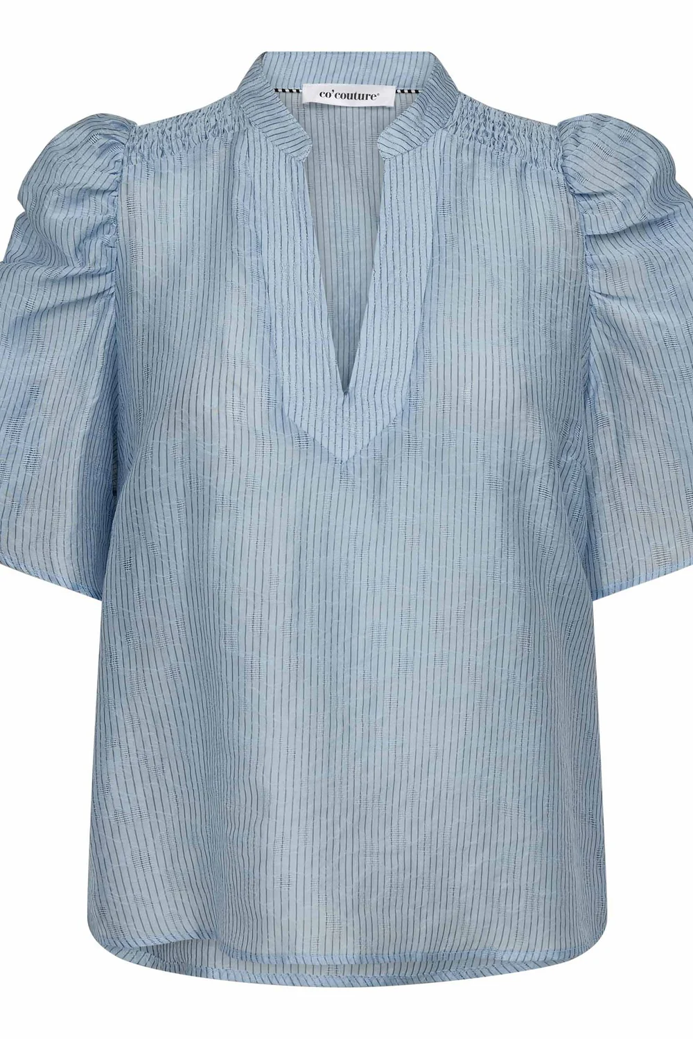 Sisu SS V-Blouse 45194 | Pale Blue | Top fra Co'couture - Image 2