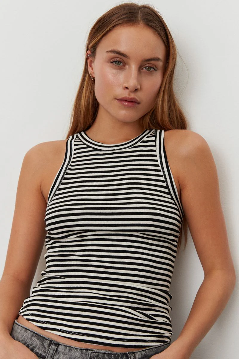 SNOS434 | Navy Striped | Top fra Sofie Schnoor - Image 2