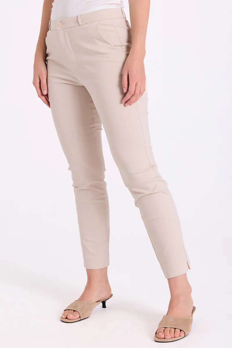 Solvej-Ankle-Pa | Silver Mink | Bukser fra Freequent - Image 3