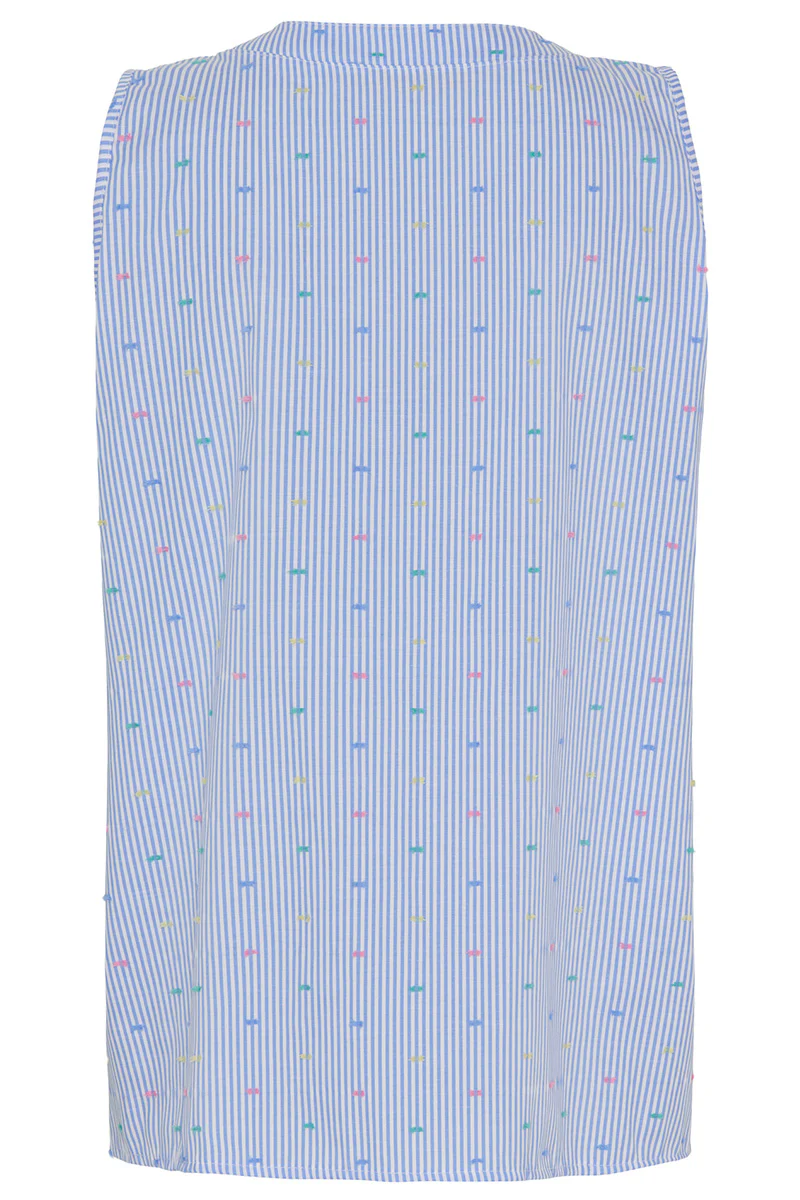 Solvej Top 6287 | Sky Blue Print 2 | Top fra Marta du Chateau - Image 3