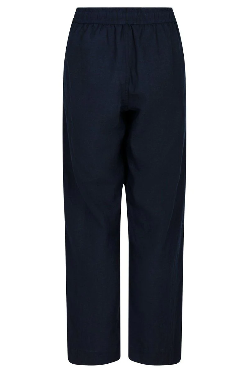 Sonar Linen Pants | Navy | Bukser fra Neo Noir - Image 7
