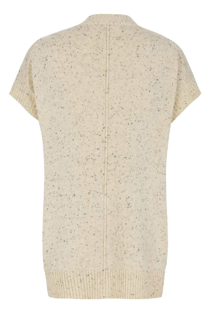 SREmerald Vest Knit | Arctic Wolf Melange | Strik fra Soft Rebels - Image 4