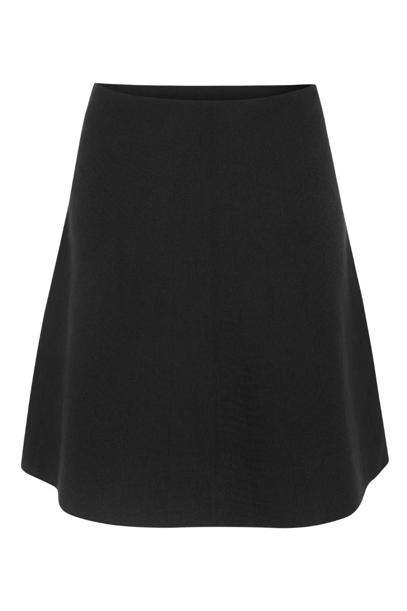 SRHenrietta Short Skirt | Black | Nederdel fra Soft Rebels - Image 3
