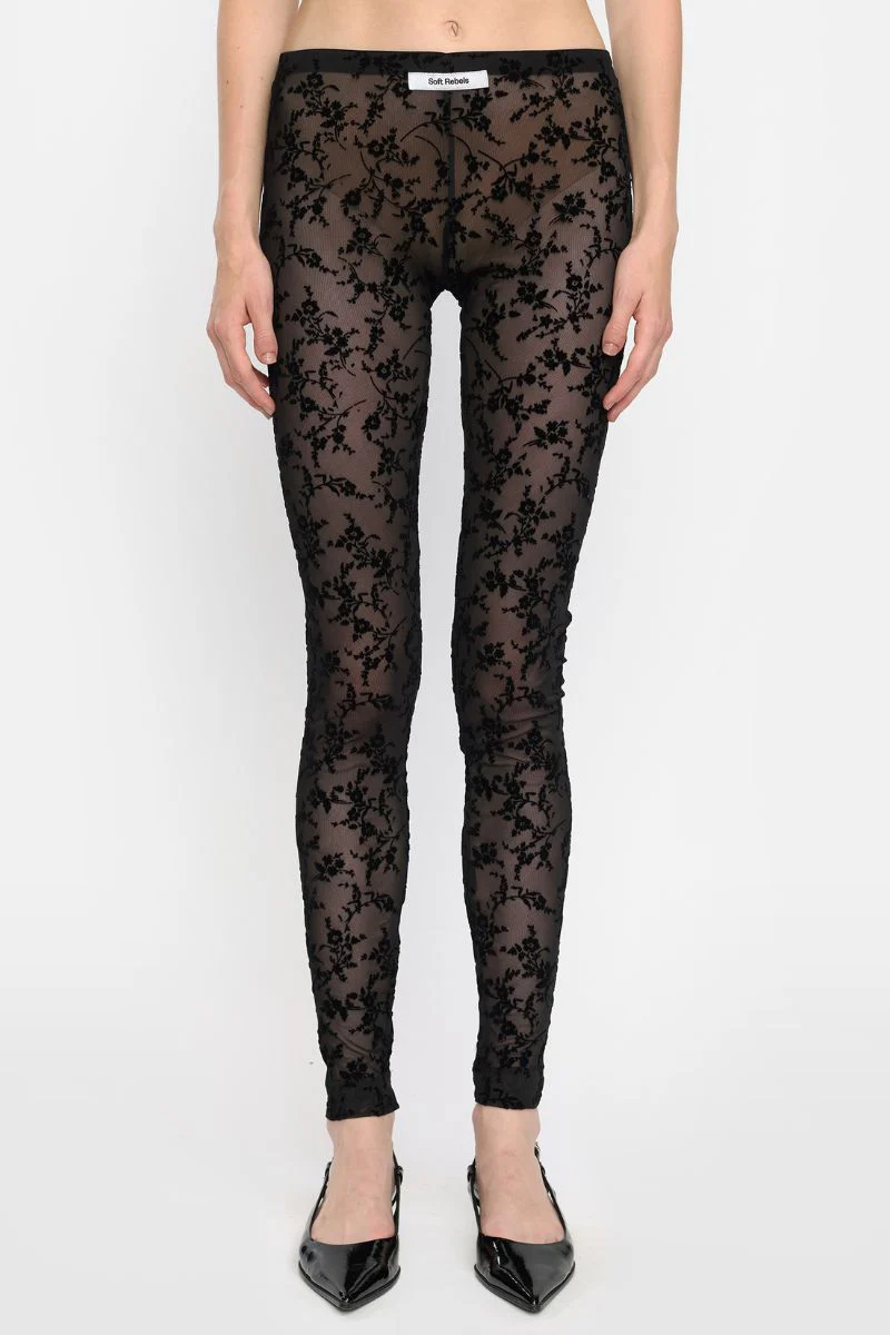 SRTalula Leggings | Black | Leggings fra Soft Rebels - Image 2