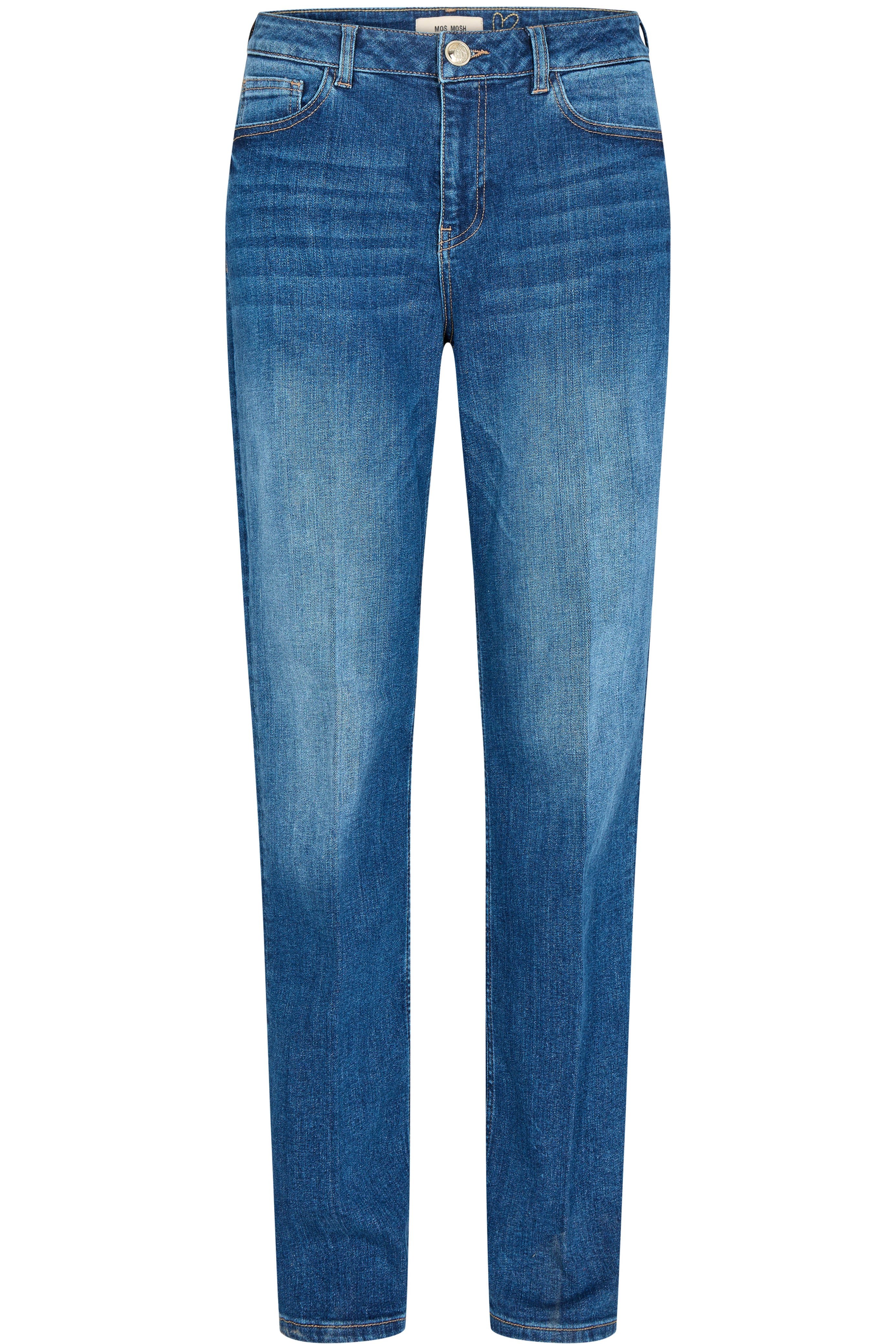Stella Straight Long Jeans | Blue | Jeans fra Mos Mosh