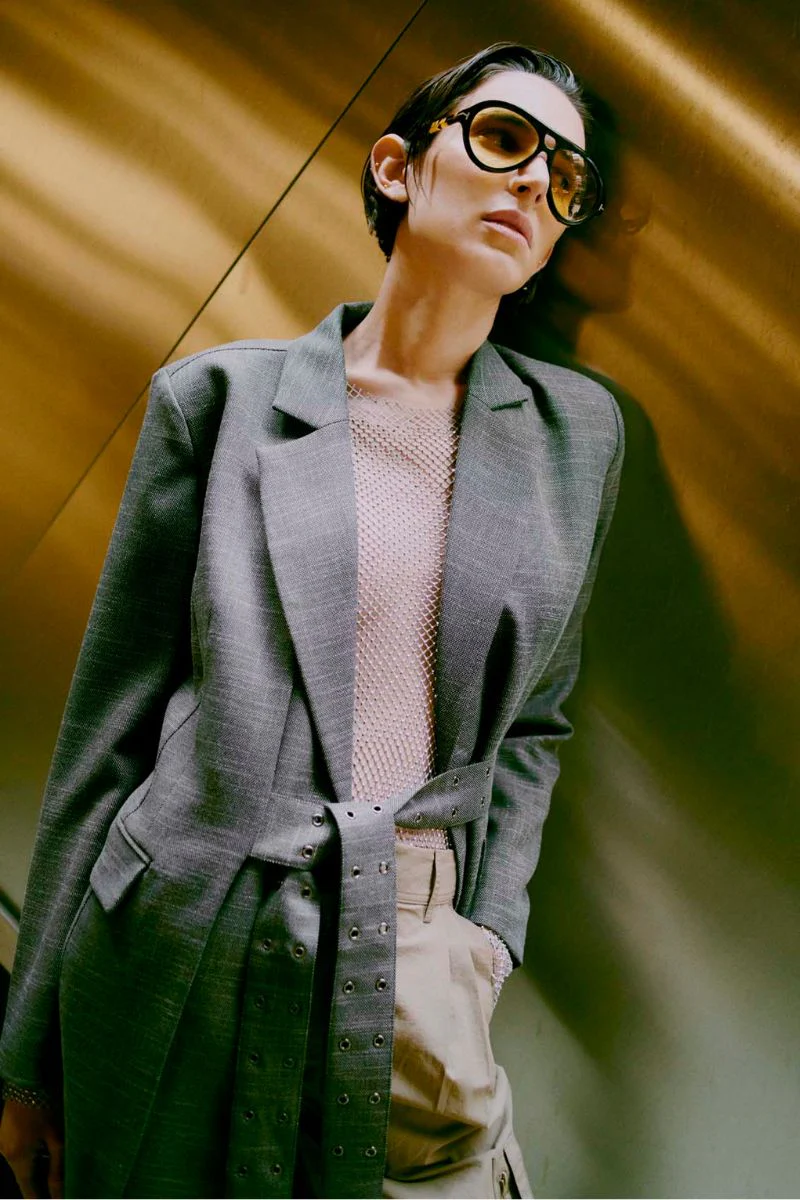 Stone Top | Silver grey | Bluse fra Copenhagen Muse - Image 6
