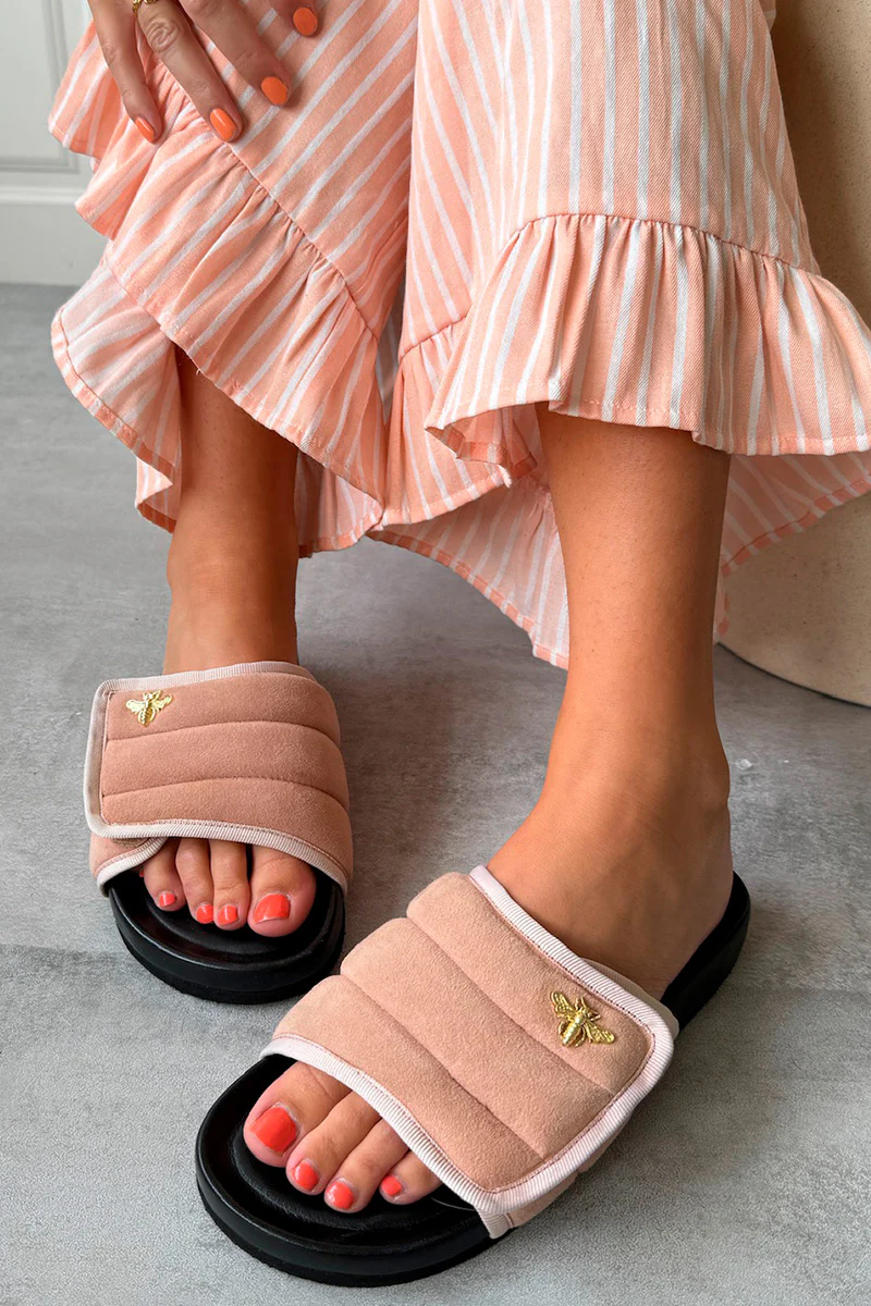 Stories Suede Slippers | Biscuit | Slippers fra Copenhagen Shoes