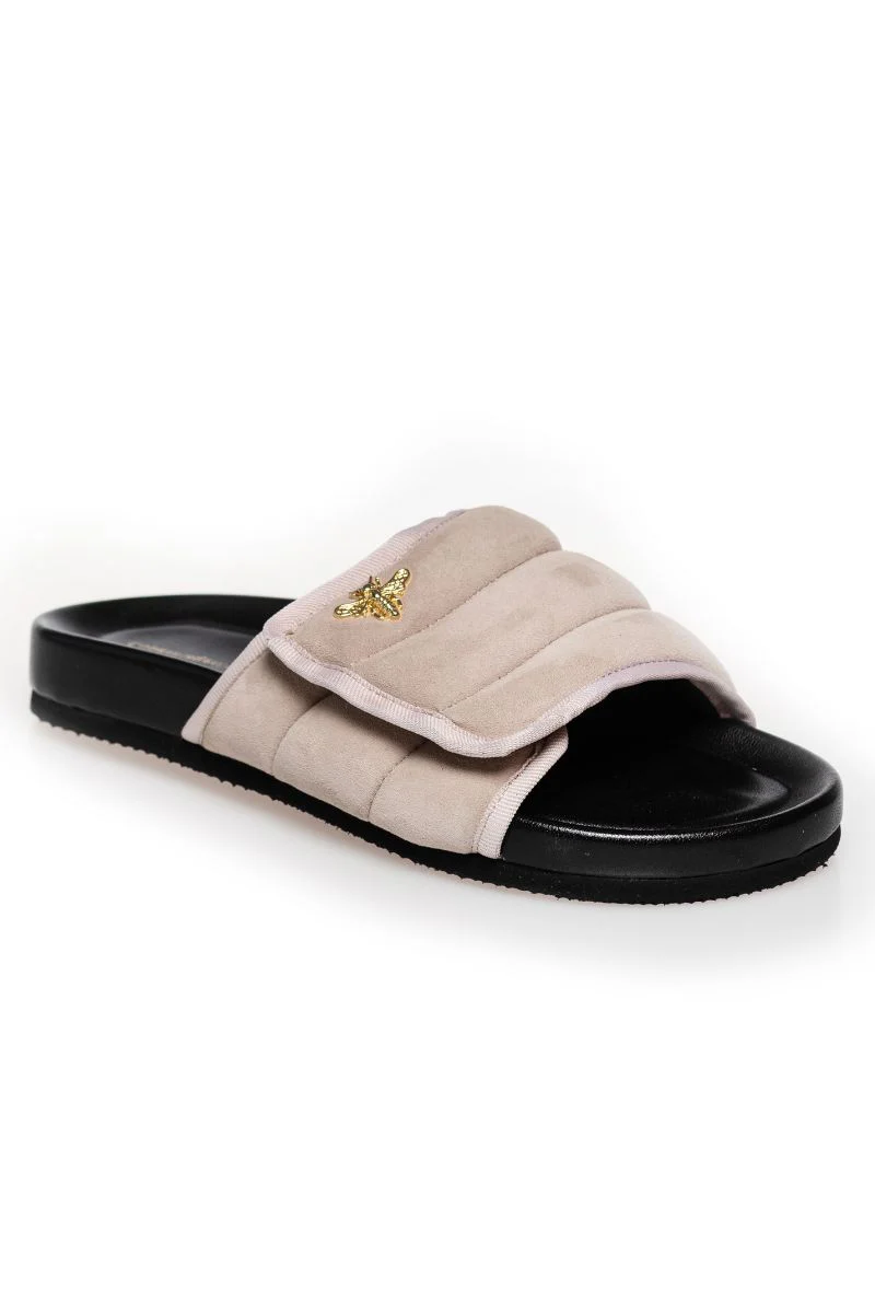Stories Suede Slippers | Biscuit | Slippers fra Copenhagen Shoes - Image 4