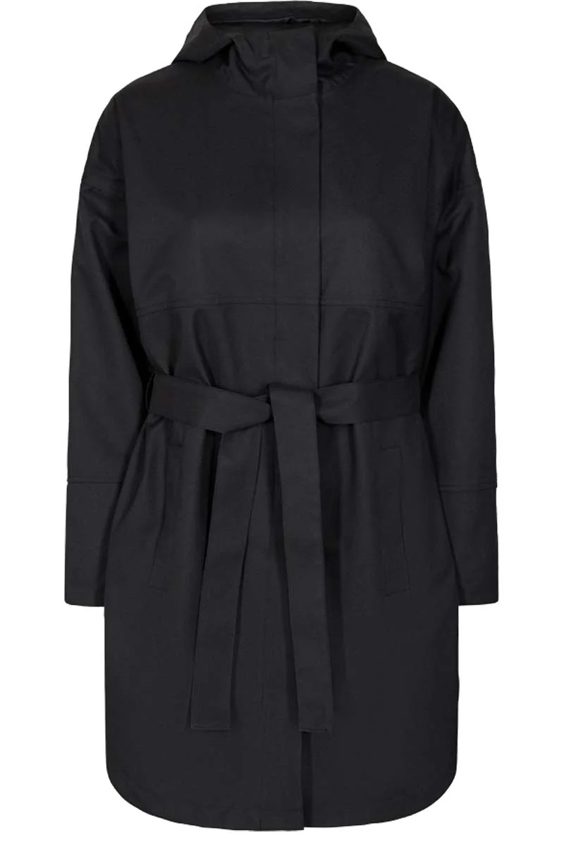 Storm Ja Belt | Black | Jakke med bælte fra Freequent - Image 3