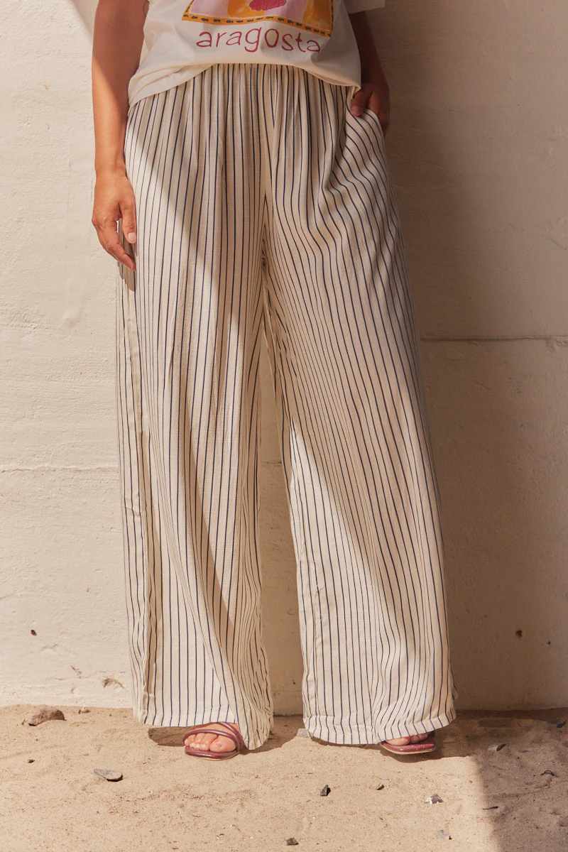 Striped Pants P9938 | Blue | Bukser fra Atelier C