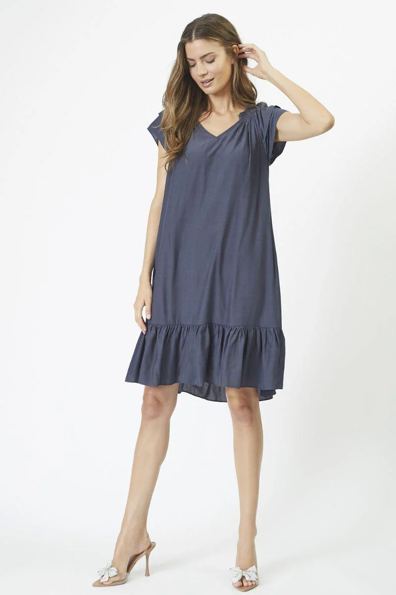 Sunrise Crop Dress | Ink | Kjole fra Co'couture - Image 12