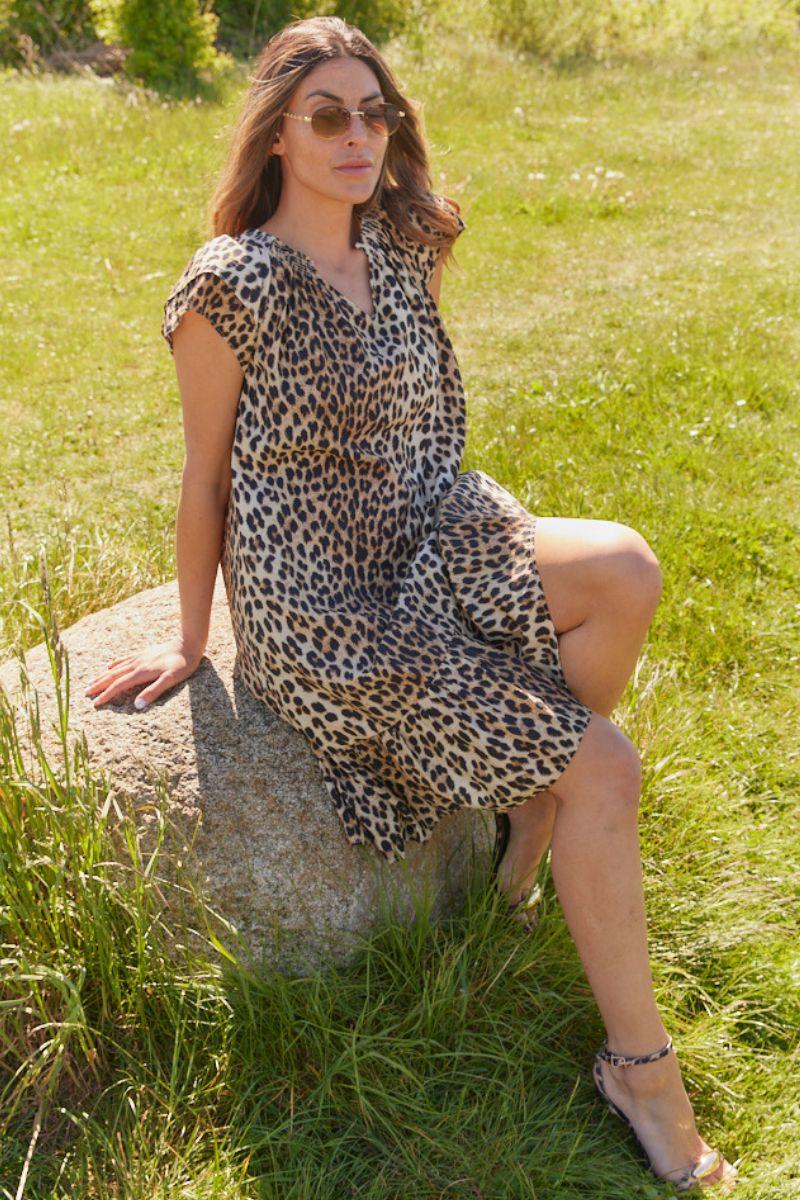 Sunrise Crop Lima Leo Dress 36538 | Khaki