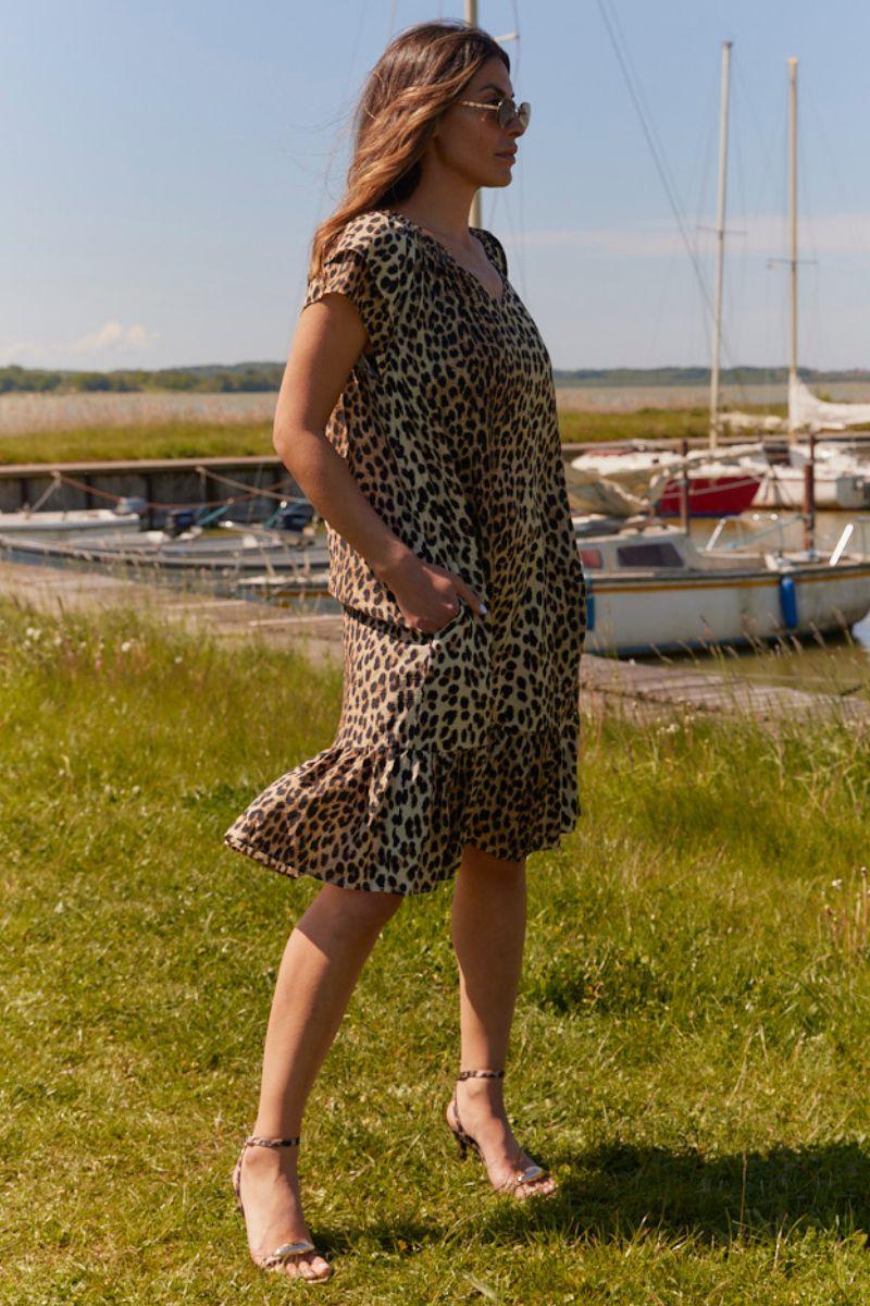 Sunrise Crop Lima Leo Dress 36538 | Khaki - Image 5