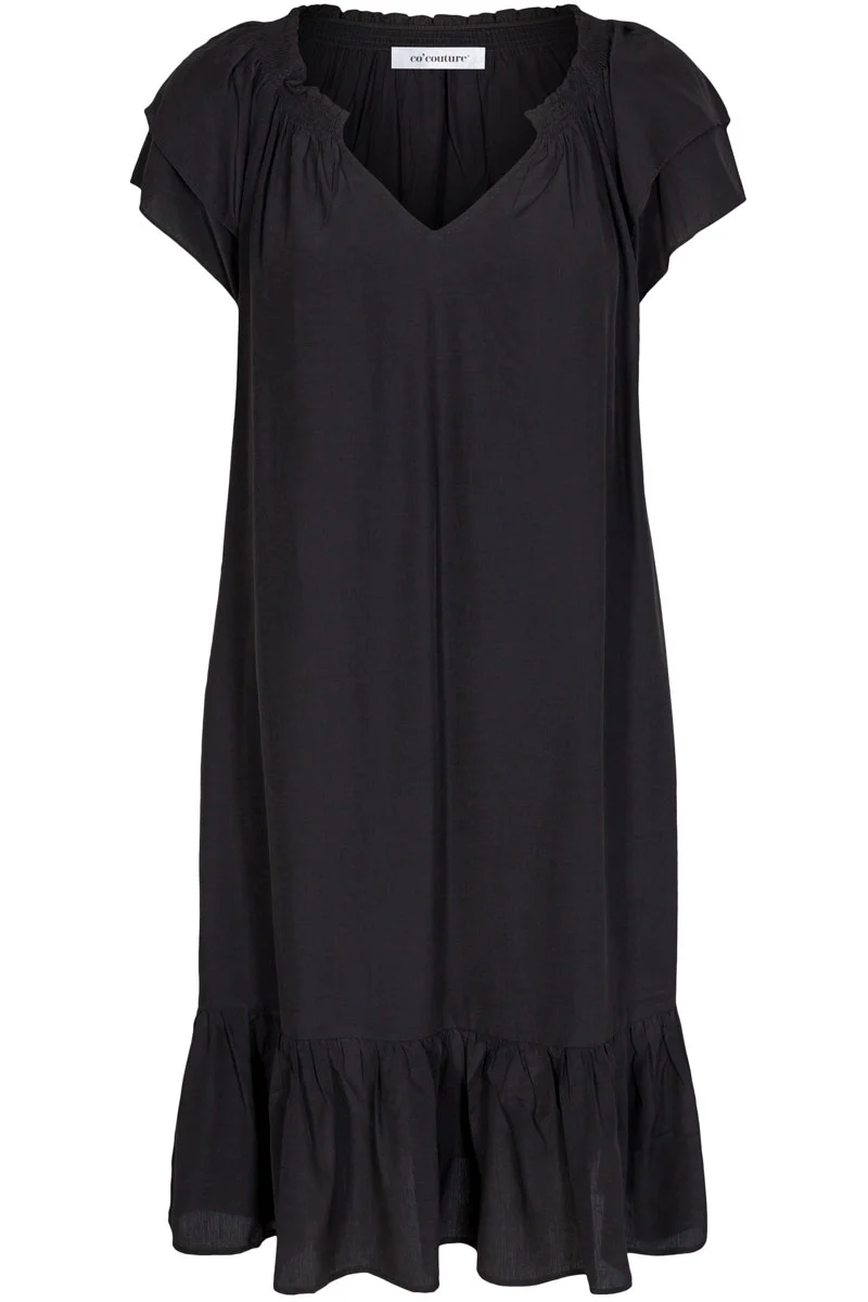Sunrise Cropped Dress | Sort | Kjole fra Co'couture - Image 2