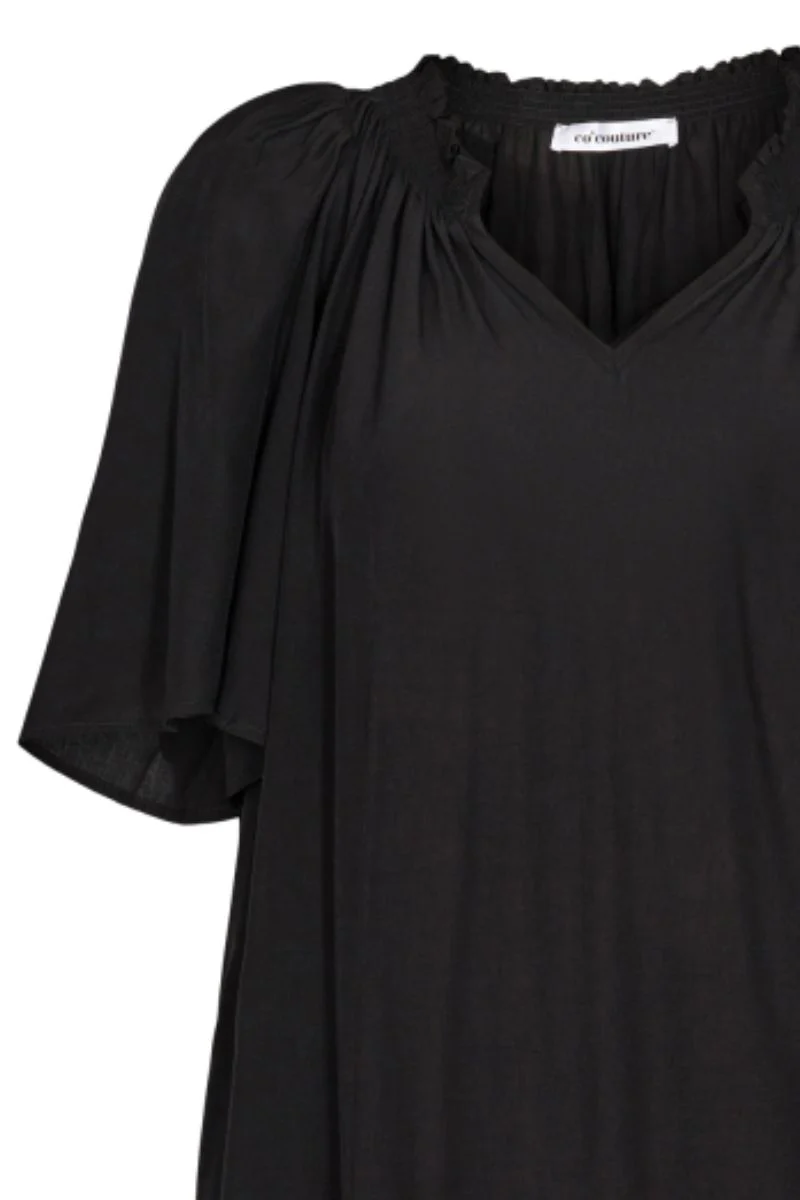 Sunrise Flow Crop Dress 36160 | Black | Kjole fra Co'couture - Image 2