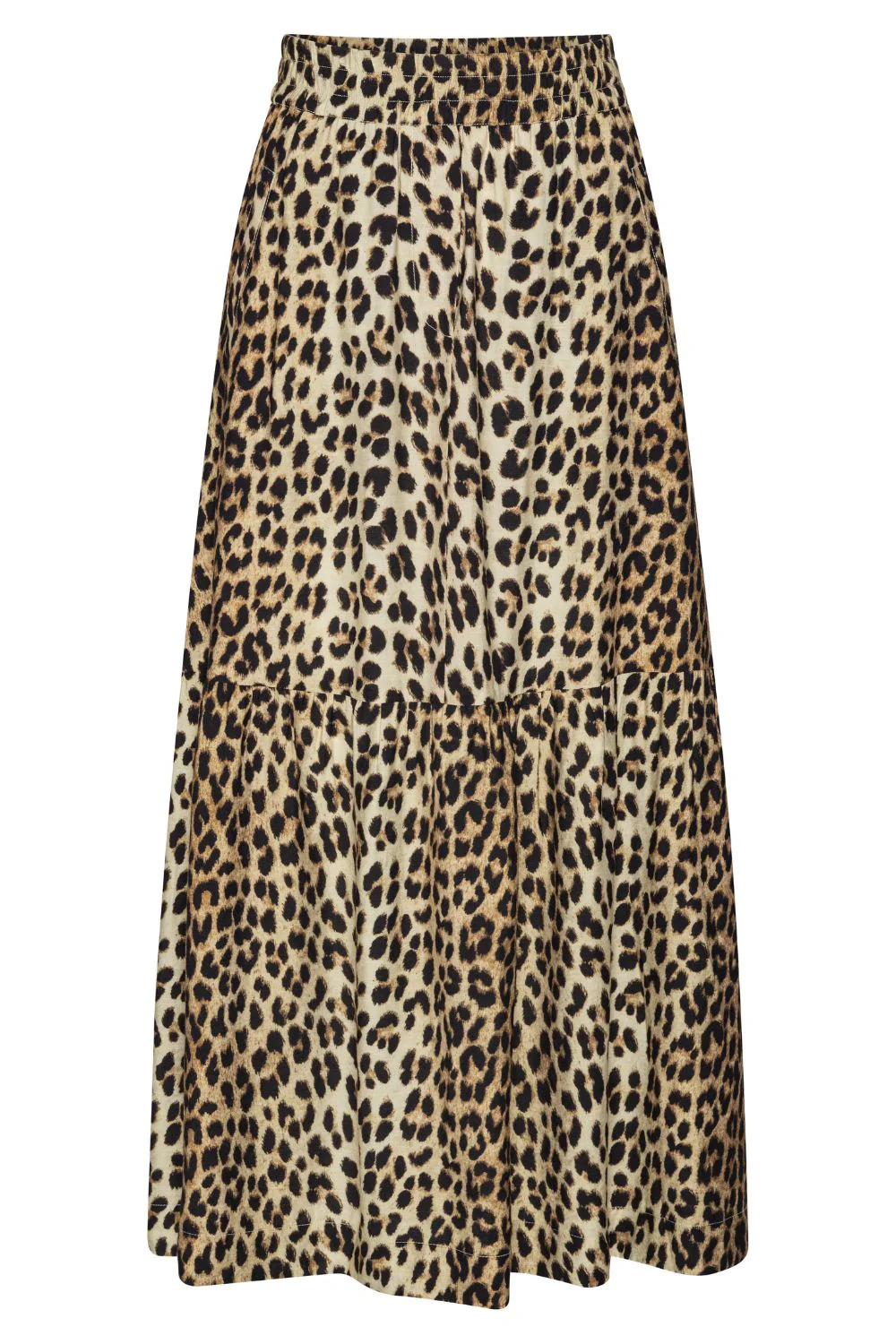 Sunrise Lima Leo Gipsy Skirt 34226 | Khaki | Nederdel fra Co'couture - Image 2