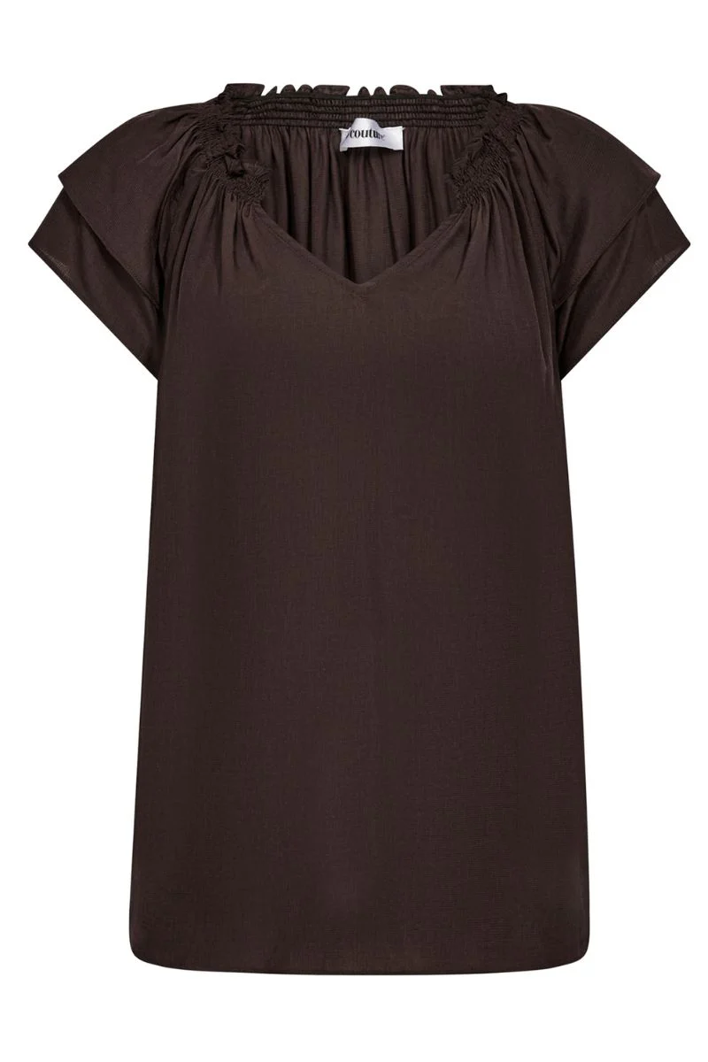 Sunrise Top 75683 | Mocca | Top fra Co'couture