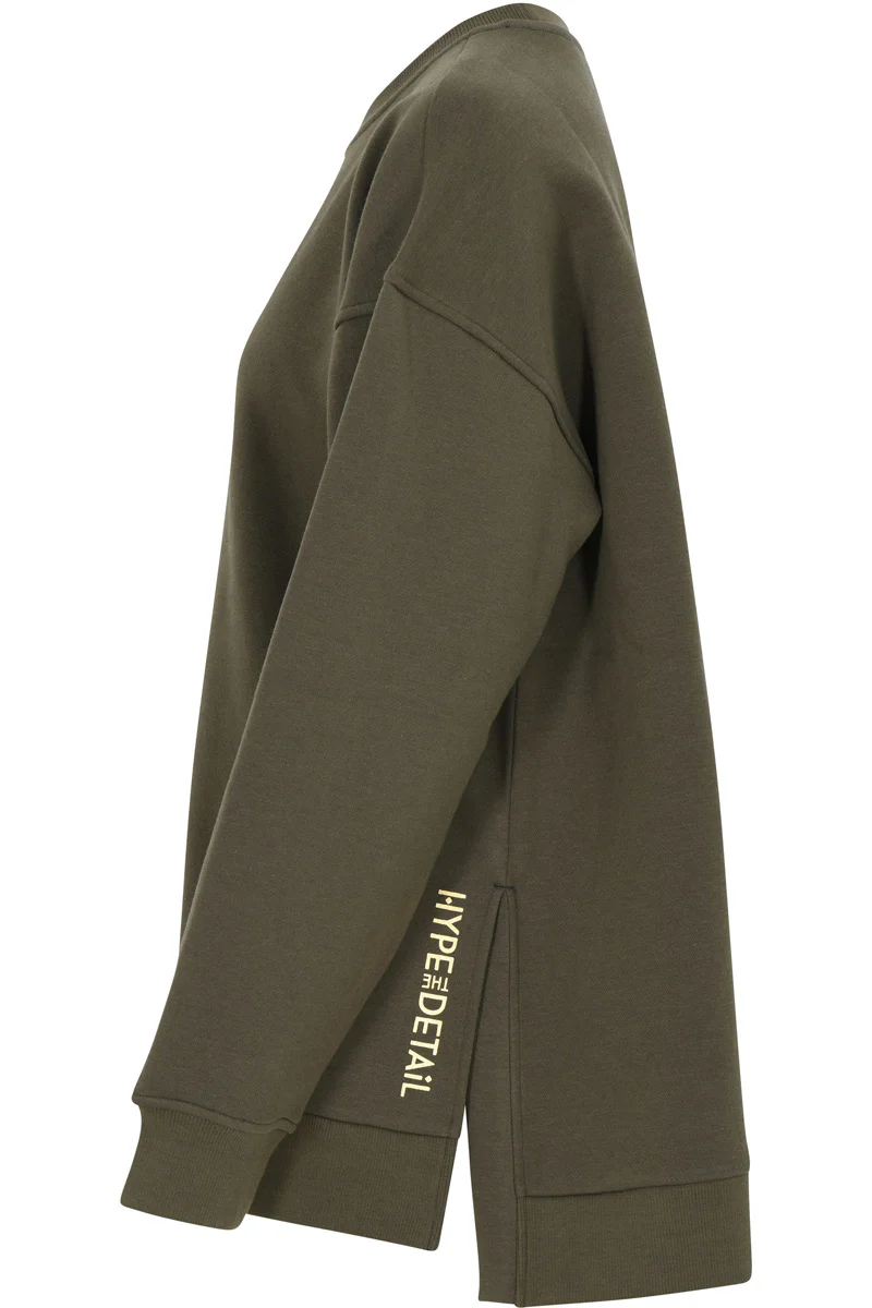 Sweatshirt l Army l Sweatshirt fra Hype The Detail - Image 4