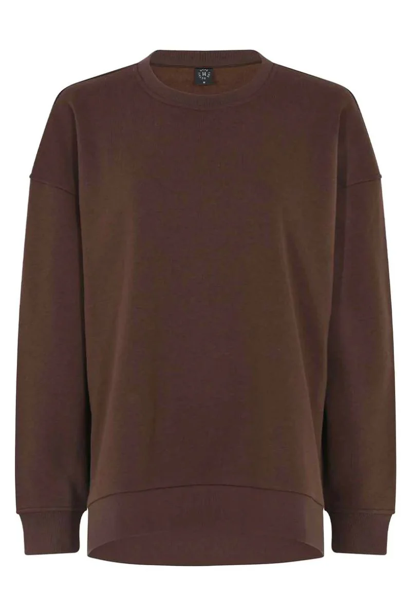 Sweatshirt l Brun l Sweatshirt fra Hype The Detail - Image 4