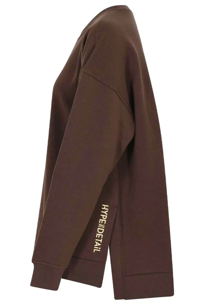 Sweatshirt l Brun l Sweatshirt fra Hype The Detail - Image 5