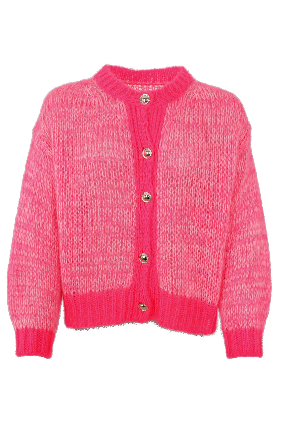 Sybil Knit Cardigan | Pink | Cardigan fra Black Colour - Image 2