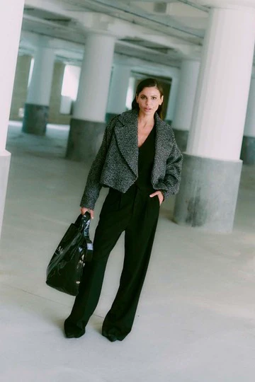 Tailor Pant Wide | Black | Bukser fra Copenhagen Muse - Image 10