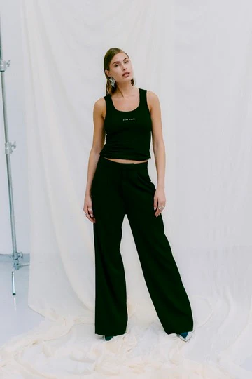 Tailor Pant Wide | Black | Bukser fra Copenhagen Muse - Image 11