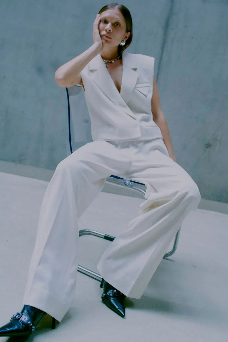 Tailor Pants 200619 | Jet Stream | Bukser fra Copenhagen Muse - Image 9