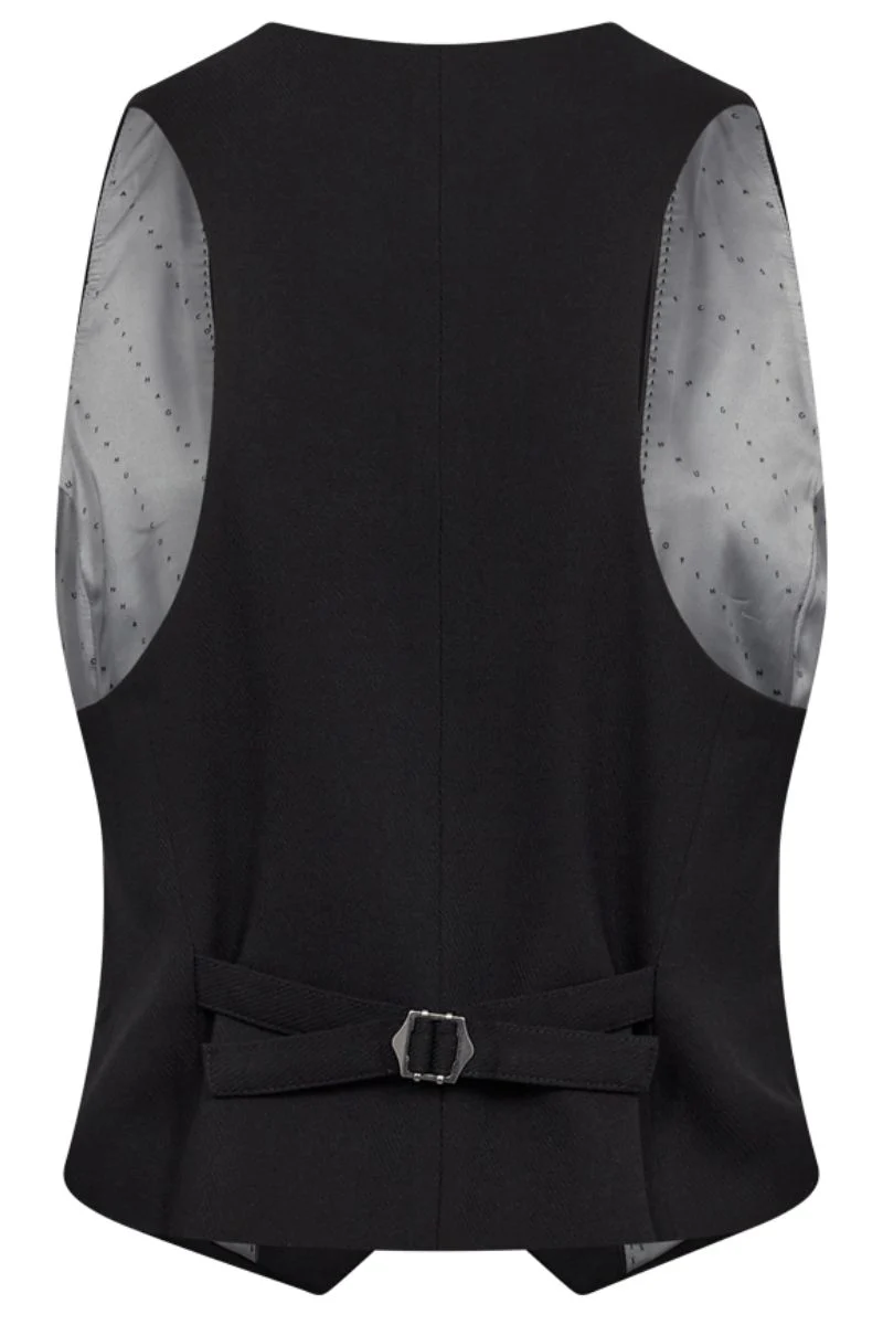 Tailor Waistcoat 201671 | Black | Jakke fra Copenhagen Muse - Image 4