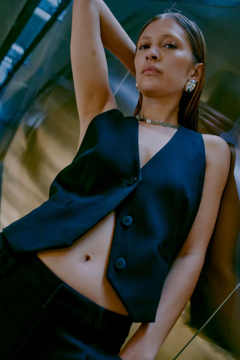 Tailor Waistcoat 201671 | Black | Jakke fra Copenhagen Muse - Image 7