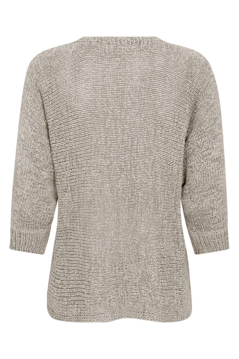 Tapper Pullover 205788 | Simply Taupe | Strik fra Freequent - Image 2