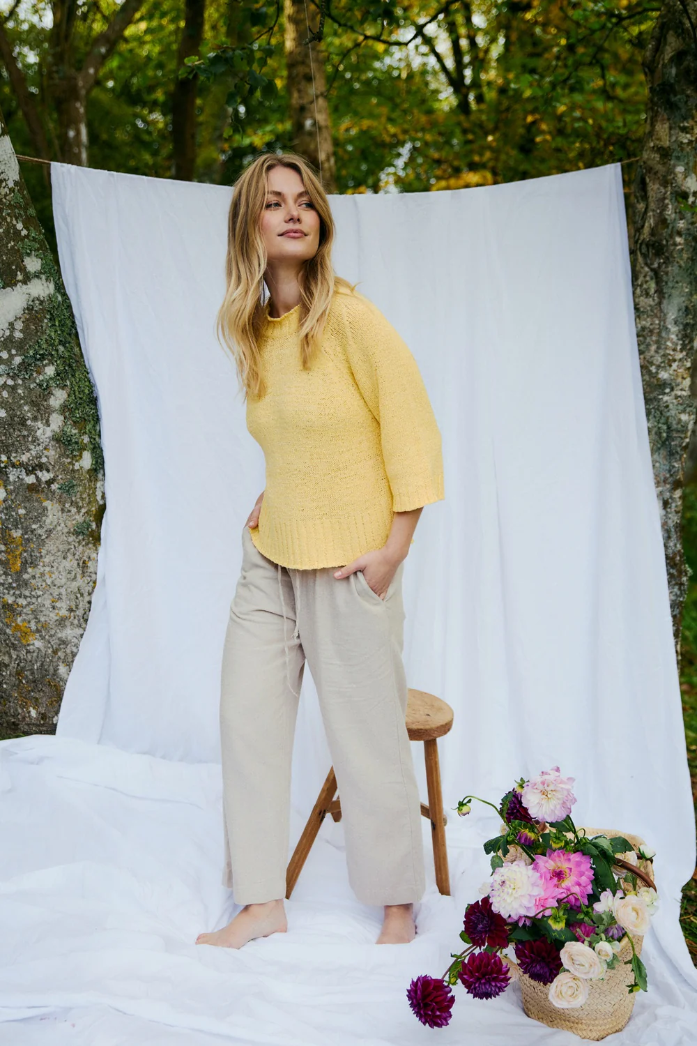 Tapper Pullover 208025 | Golden Haze | Strik fra Freequent - Image 4