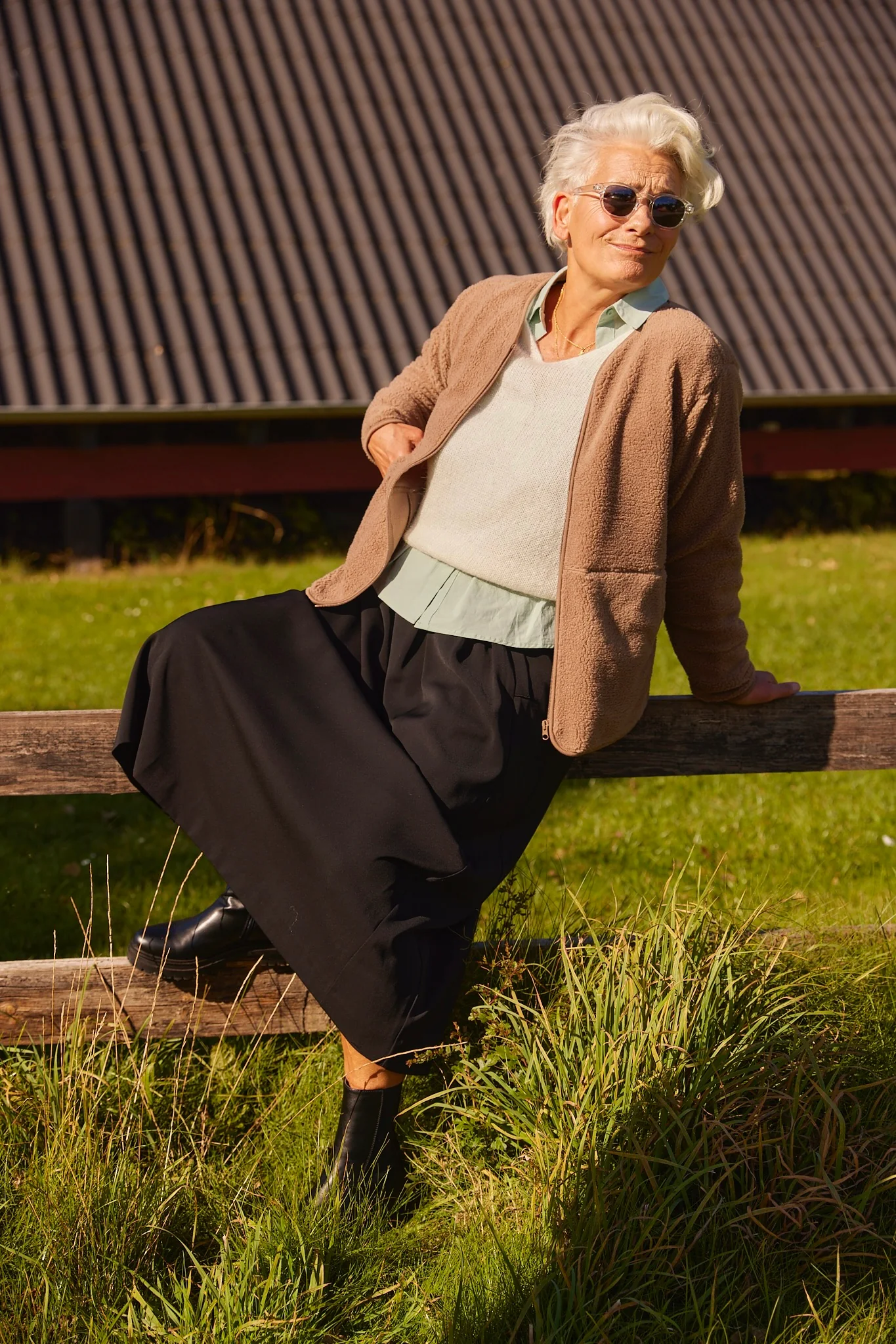 Teddy Jacket 207623 | Desert Taupe | Jakke fra Freequent - Image 4