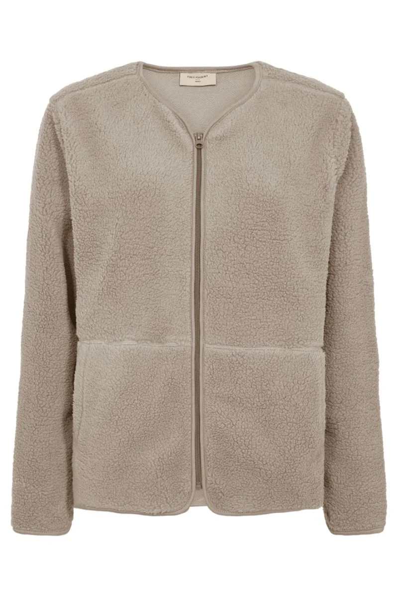 Teddy Jacket 207623 | Simply Taupe | Jakke fra Freequent