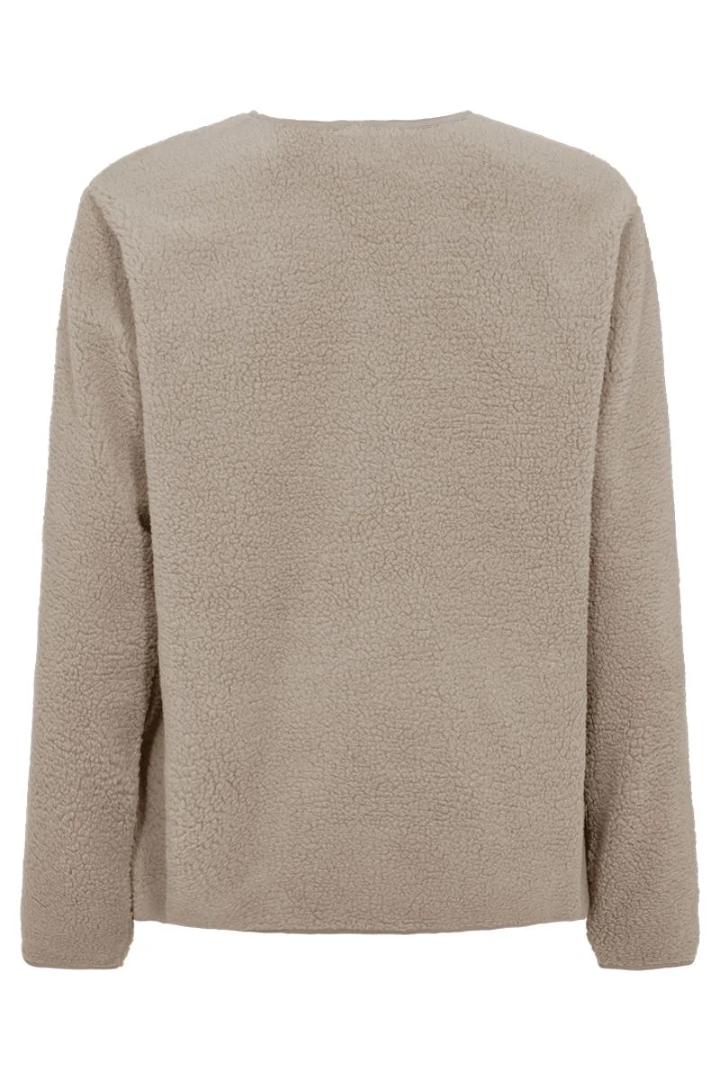 Teddy Jacket 207623 | Simply Taupe | Jakke fra Freequent - Image 2