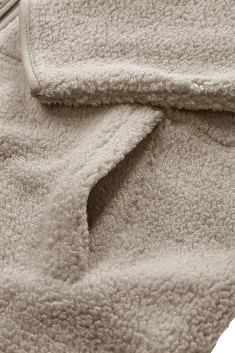 Teddy Jacket 207623 | Simply Taupe | Jakke fra Freequent - Image 3