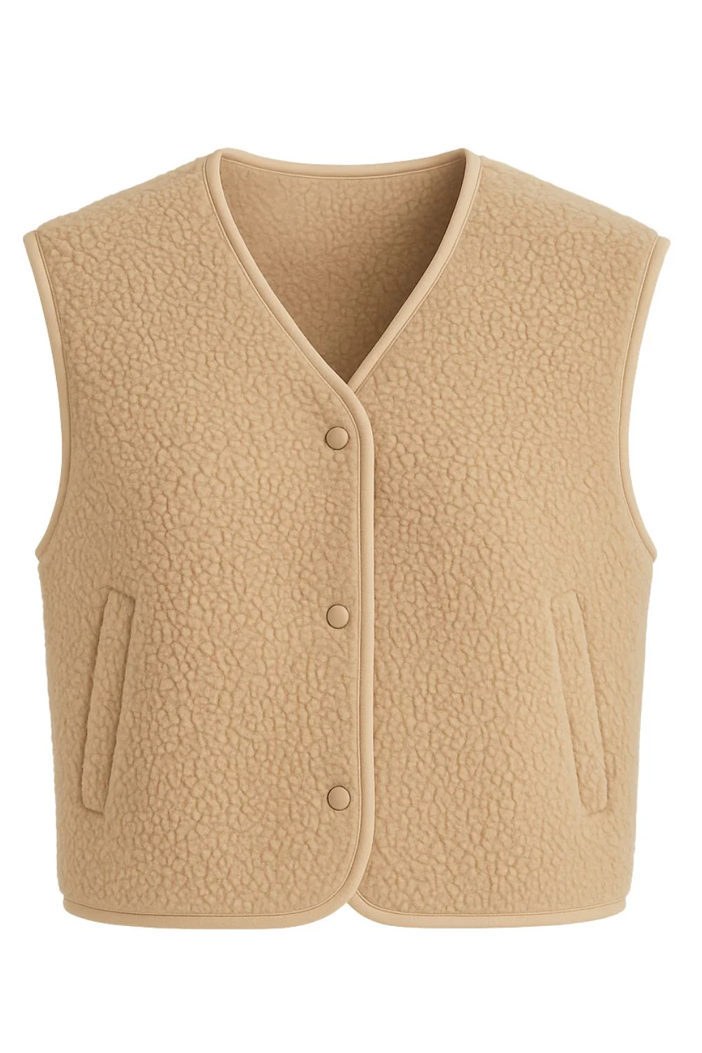 Teddy Vest | Beige | Vest fra Avery - Image 3