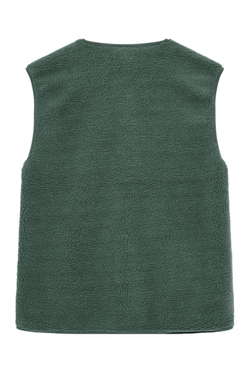 Teddy Waistcoat 207624 | Dark Forest | Jakke fra Freequent - Image 2