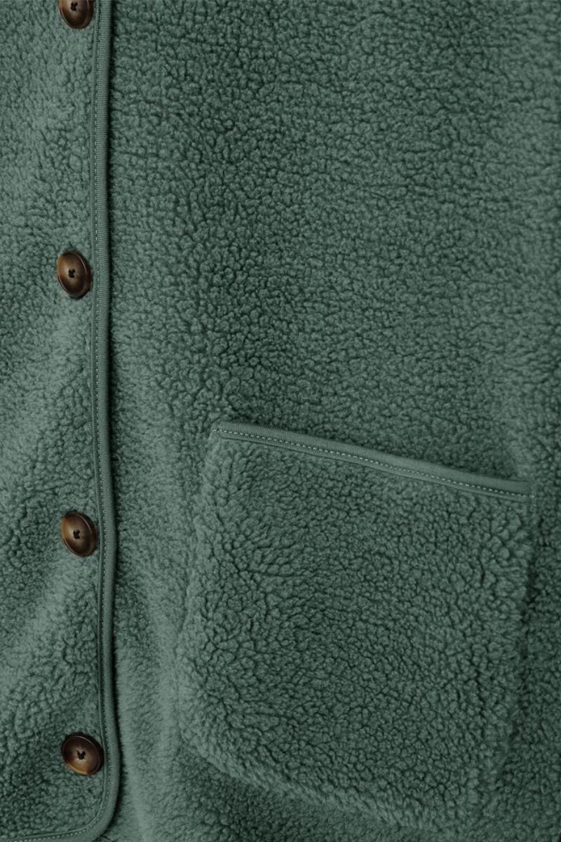Teddy Waistcoat 207624 | Dark Forest | Jakke fra Freequent - Image 3
