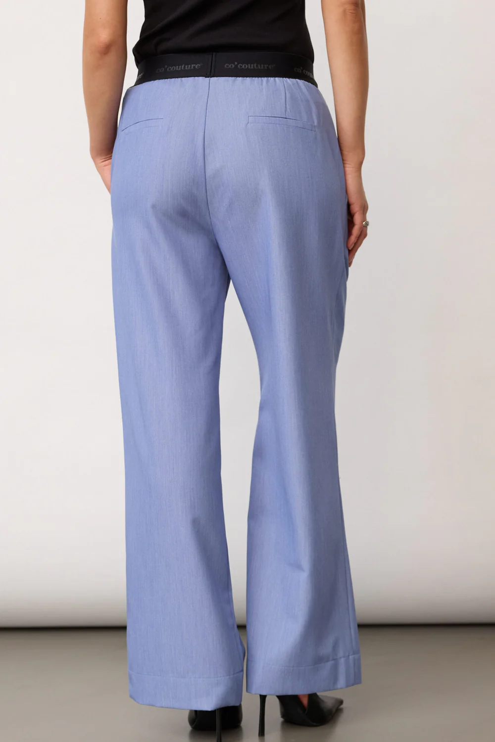 Tenny Logo Pant 41226 | Denim blue | Bukser fra Co'couture - Image 3