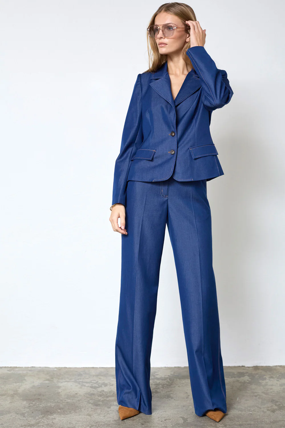 Terry Blazer 40037 | Navy | Blazer fra Co'couture - Image 3