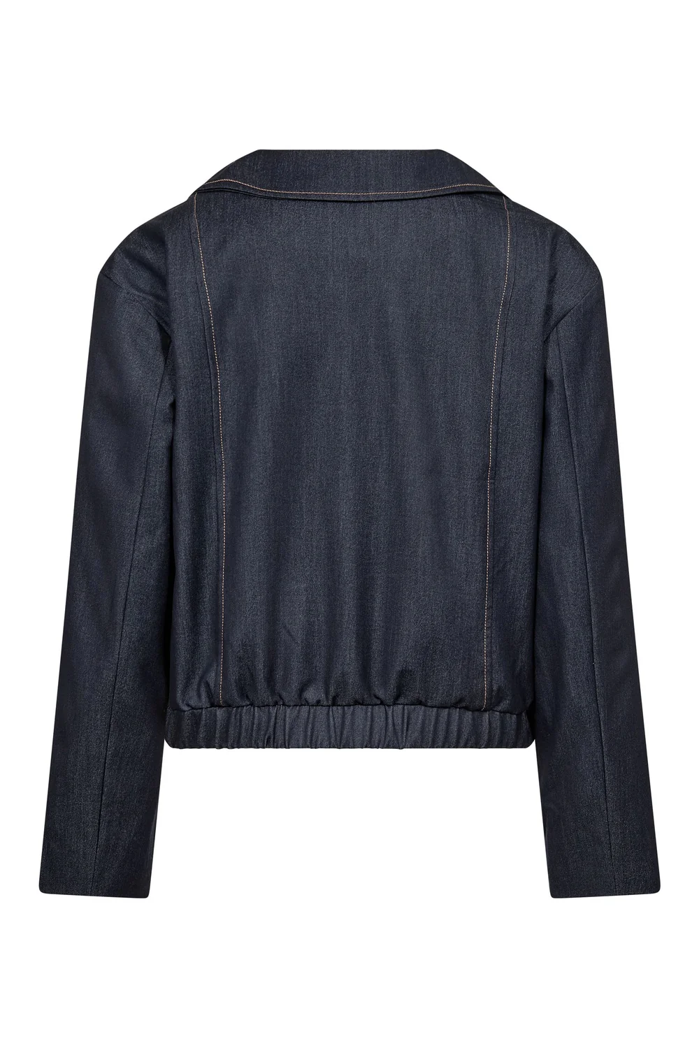Terry Double Breasted Blazer | Navy Denim | Blazer fra Co'couture - Image 5