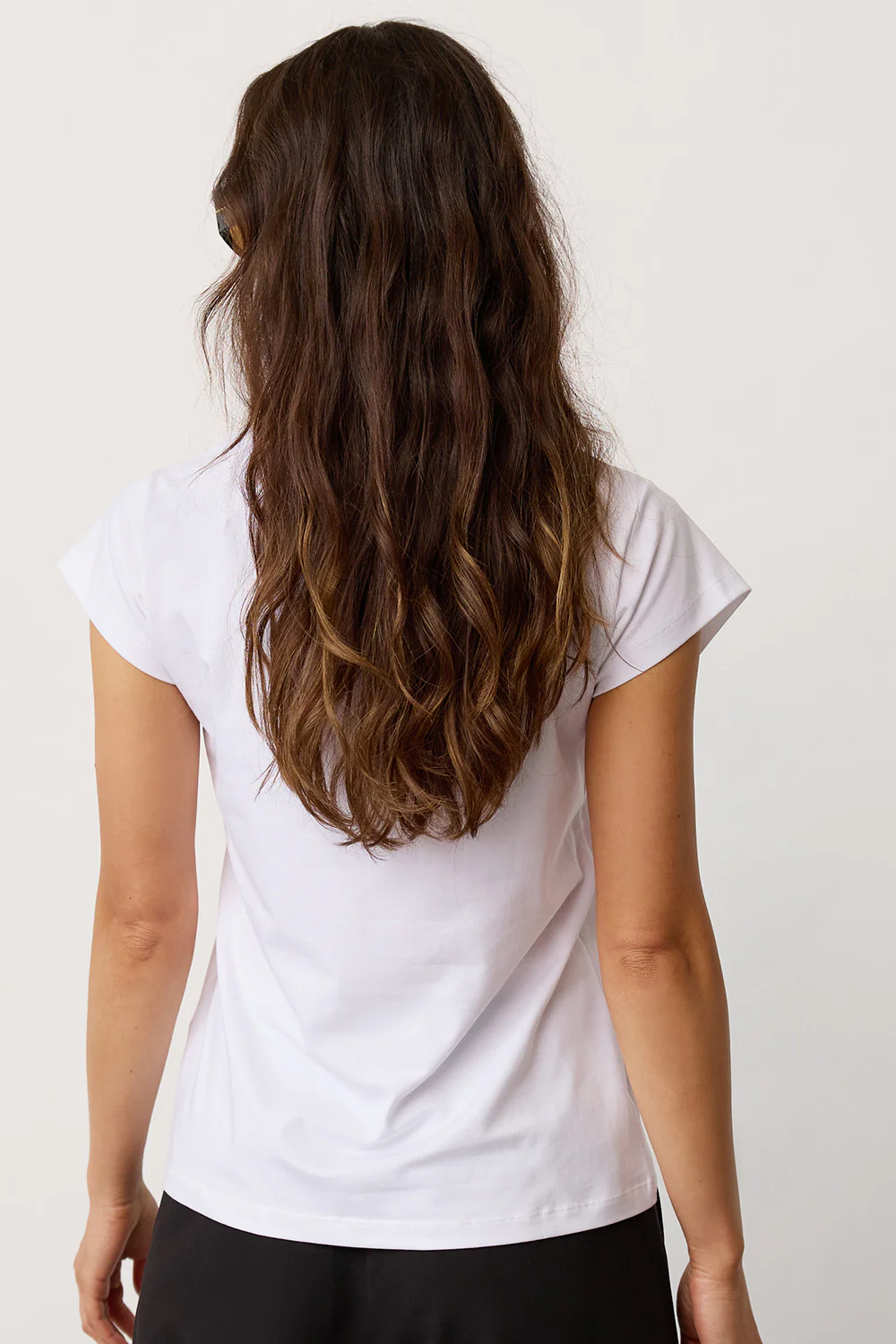 The Kiss Tee | White Black | T-Shirt fra Co'couture - Image 10