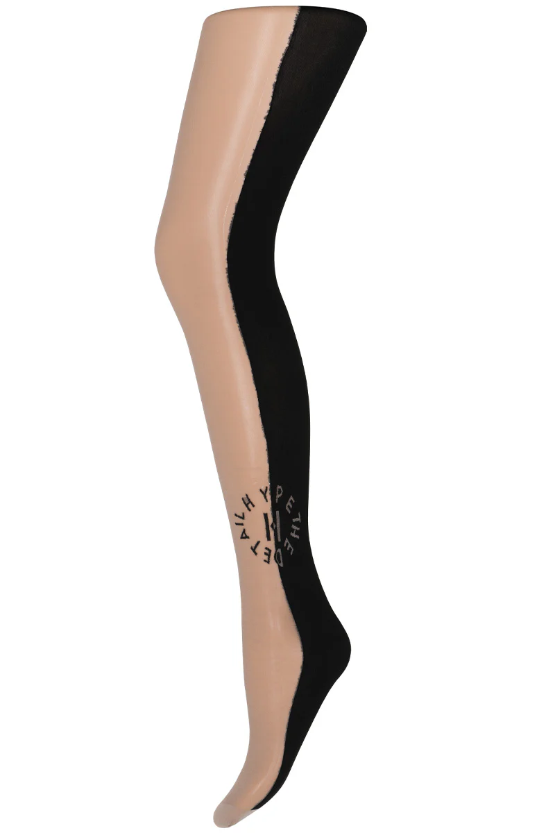 Tights 25/50 | Nude / Black | Strømpebukser fra Hype the Detail