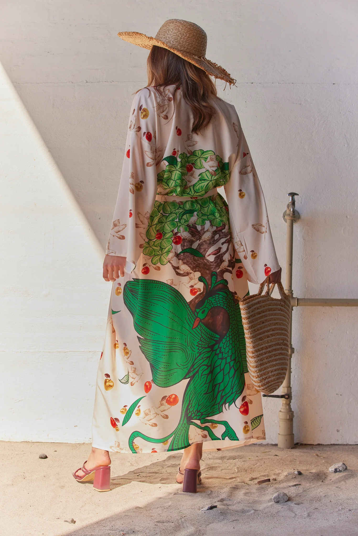 Tiki Bloom | Green | Kimono fra Statebird - Image 4