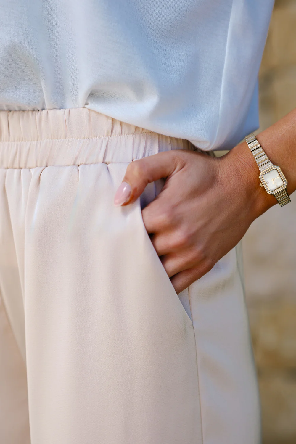 Tiki Wide Pants | Champagne | Bukser fra Liberté - Image 2