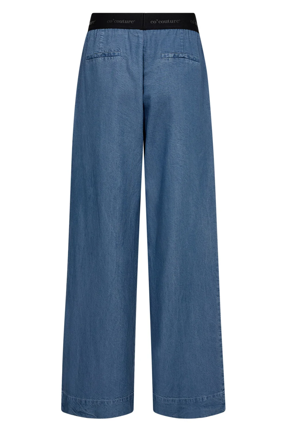 Tilly Logo Pant 41075 | Denim blue | Bukser fra Co'couture - Image 4
